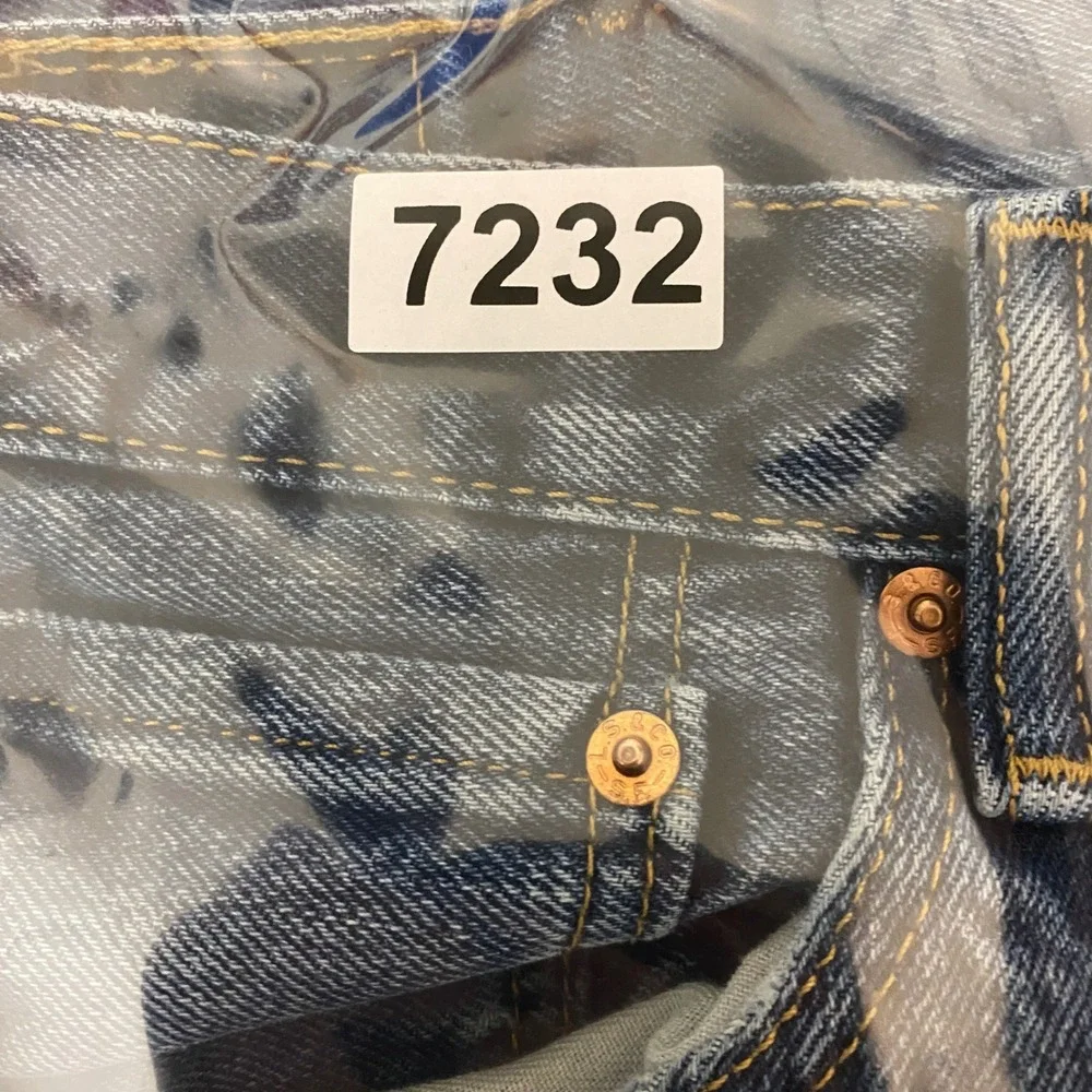 Levis 505 Regular Fit Jeans Mens 36x30 Blue Medium Wash‎ Straight Leg